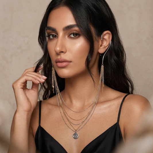 Kiva Convertible Chain Necklace and Hair Piece